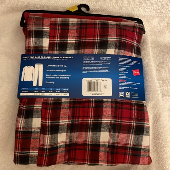 Hanes Mens Pajama Set NWT - Picture 2 of 7